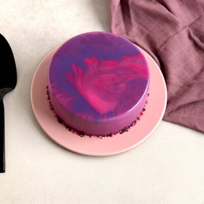 Blåbærkage med chokolade og mazarin