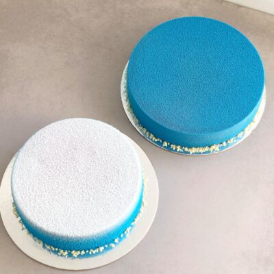 Velvet moussekager til drengefødselsdag