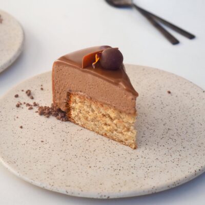 Hasselnødde-chokoladekage